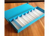 8 Grid Sunglass Glasses Storage Case Eyeglasses Display Glasswear Box Tidy Tool-Blue - Blue V1263-JX-423