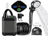 Portable Shower Pump with Rechargeable 6000mAh Battery - Outdoor Shower IPX7 Waterproof - With V1189-HB001ZSSA00049