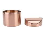 Mini Countertop Trash Can 304 Stainless Steel Small Table Top Garbage Bin with Swing Lid for Office V1294-YM0901-3117240308011