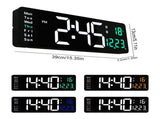Large Screen Function Display Clock Living Room Wall Hanging Clock LED Display Remote Control Clock V1294-YM0716-220708CY12-3