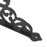 Outdoor Hanging Bracket Black Iron Multifunctional Decorative Plant Hanger for Bird Feeder Lantern V1294-YM0901-3111240046711