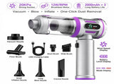 Cordless Handheld Car Vacuum Cleaner and Air Blower - 20kPa Brushless Motor, USB-C V888-ELOSUNG57248