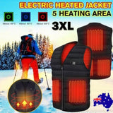 Heated Vest for Men & Women, Smart heated Jacket, Battery Not Included 3XL V201-W13152445