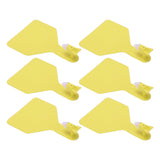 100pcs Blank Livestock Ear Tag Thickened TPU Reusable Animal Ear Label for Dairy Cattle Beef Cattle V1294-YM0716-3111220211211