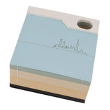3D Memo Pad Sticky Notes Paper Craft DIY Home Decoration Holiday Gifts with Storage Box V1294-YM0706-3115230079111