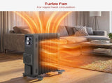 Dimplex 1.5kW Oil Free Column Heater 5 Fin with Thermostat Turbo Fan ECR15FA