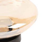 Modern Minimalist Wall Sconce 3000K Warm Light Glass Iron Corrugated Projection Round Indoor Wall V1294-YM0901-3119250033011