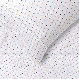 Happy Kids Polka Multi Printed Microfibre Sheet Set King Single V442-HIN-SHEETS-POLKAKID-MULTI-KS