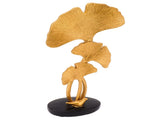 Leaf Decoration Resin Anti Slip Anti Fade Modern Desktop Leaves Ornament Model for Living Room V1294-YM0706-3115230054511