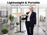 Artiss Floor Podium Stand 78-127CM Height Adjustable Portable Laptop Desk LPS-HY03-118-WD