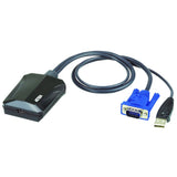 Aten Laptop USB KVM Console Crash Cart Adapter IT Kit CV211 V177-L-KVA-CV-211CP