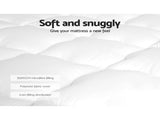 Giselle Bedding Pillowtop Mattress Topper 5cm Thick Mattress Pad for Back Pain Relief & Old Beds TOPPER-MF-K