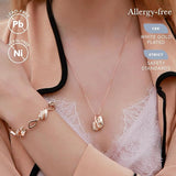 Wish Stone Pendant Necklace, Necklaces for with Birthstone Crystals, Allergy-Free Jewelry for V1164-325804