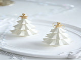 White & Gold 6 Pieces Assorted Hanging Ornament Set, Mixed Designs For Christmas & Halloween Scene V1221-XM-LB4106-ZS100