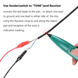 Cable Tracker Wire Tracer Tracker Telephone Tone Generator Toner Tester for Network Telephone V1192-AZ-W-3044
