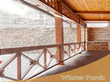 Transparent PVC Tarpaulin, Heavy Duty Patio Cover for Plant, Garden and Chicken Coop Wind and Rain V1189-LC-HW-00072