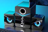 Audio Desktop Wired Desktop Laptop Speaker Bluetooth Speakers LED Surround Sound System V1263-JX-6314
