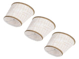 3Pcs Small Lamp Shades Hand Crafted Exquisite Soft Lightweight Dustproof High Luminousness Table V1294-YM0715-3119210304611