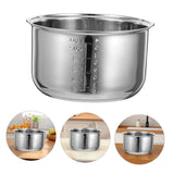 Plated Stainless Steel Inner Pot for Rice Cooker, and Versatile Cooking Accessory V1366-AZ2-W-20488