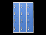 12-Door Locker for Office Gym Shed School Home Storage - 4-Digit Combination Lock V63-839001