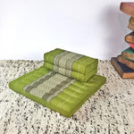 Meditation Cushion + Seating Block Set Green V574-TTP-SEAT-YB-GREEN