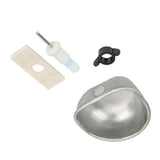 10PCS Rabbit Breeding Equipment Anti scratch Stainless Steel Nipple Drinking Water Bowl V1369-AZ3-W-15562
