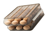 Refrigerator Preservation Storage Box Rolling Multilayer Transparent Egg Storage Box for Kitchen Two V1294-YM0716-3118220159012