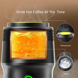 Green Portable Fully Automatic Coffee Machine - Universal 3-in-1 Capsule, Coffee Powder & V888-ELOSUNG12254