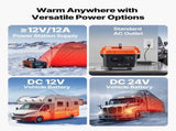 Diesel Heater, 8KW, DC 12V/24V, All in One Portable Diesel Air Heater with Remote Control and LCD V952-HWKCYJRQ25N19PQL1001V3