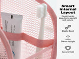 Standing Toiletry Bag, 2026 New EVA Mesh Large Capacity Cosmetic Waterproof Bag, Upgrade Portable V1258-DP02-C-2484
