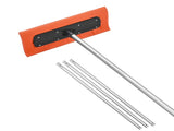 Snow Roof Rake, 45cm Foam Blade, 2.25-5.62 m Adjustable Roof Snow Scraper, Extension Tubes & V952-WDPZ18FTGBSPEOFQG001V0