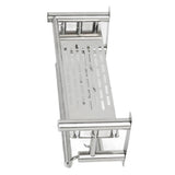 15.7in Bathroom Shelf Wall Mounted 201 Stainless Steel Waterproof Corrosion Prevention Towel Rack V1294-YM0703-3112230026411