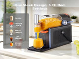 NORDA 2L Slushie Machine Frozen Drink Maker Ice Cream Maker Countertop TD-SLS-A1-2L-BK