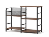 Artiss Record Player Stand with Vinyl Record Storage Turntable Stand MET-RPS-26128-RB