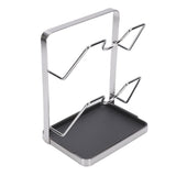 Countertop Pot Lid Holder Stainless Steel Cutting Board Organizer Pot Pan Lids Rack for Kitchen 2 V1294-YM0901-3118250191311