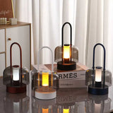 White Portable Rechargeable LED Lantern -Touch Control, Adjustable Brightness, USB Charging V888-ELOSUNG13985