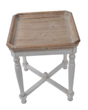 SHABBY SQUARE SIDE TABLE V742-41155