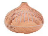 Essential Oil Diffuser Humidifier with Colorful Lights Wood Grain Quiet Remote Control Auto Shut Off V1294-YM0901-3113240306311
