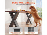 Table Legs, 750 x 600 mm Steel Furniture Legs, Modular Design, Easy Assembly, 1000 kg Max V952-ZTCFKXX2824IDAGR1001V0