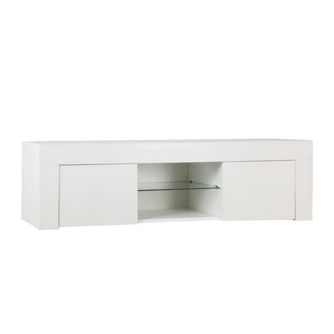 Artiss Entertainment Unit TV Cabinet LED 130cm White Angus FURNI-L-LED-TV01-WH