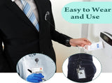 50 Pcs Heavy Duty Retractable Badge Reels Batch ID Badge Holder Retractable Clip Bulk Key Holder V1258-DP02-WO-499