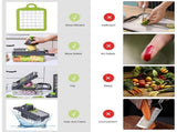 Vegetable Chopper, Pro Onion Chopper, 16 in 1Multifunctional Food Chopper, Kitchen Vegetable Slicer V1192-AZ-W-31101