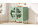 Artiss Buffet Sideboard Metal Cabinet - ELSA Green AI-SIDE-M-01-GN