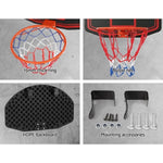 Everfit 38" Basketball Hoop Backboard Door Wall Mounted Ring Net Sports Kids BAS-HOOP-D38-BK