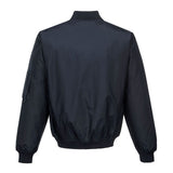HUSKI Mens Quilted Combat Bomber Waterproof Jacket Windproof Workwear Coat - Navy V563-HUSKI-918014-NVY-XS