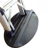 Black Non- Rubber Ladder Stabilizer Pad for Stepladder Safety and Secure Support Mat V1366-AZ2-W-17578