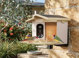 Smart Bird Feeder with 2K-4K Ultra HD AI Bird Recognition, Solar-Powered Outdoor Camera Feeder for V1341-ZY-PMMZGZ8P-1080P-KHAKI