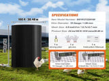 Hardware Cloth, 24'' x 100' Galvanized Wire Mesh Roll, 19 Gauge Chicken Wire Fence Roll, Vinyl V952-JSGSWL24IN10UVQ61V0