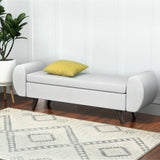 Artiss Storage Ottoman Blanket Box Armrest 140cm Grey OTM-RTA-07-ARM-GY-AB