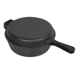 Toque Cast Iron Skillet Set 3-in-1 with Dutch Oven Lid KT1006_NZ